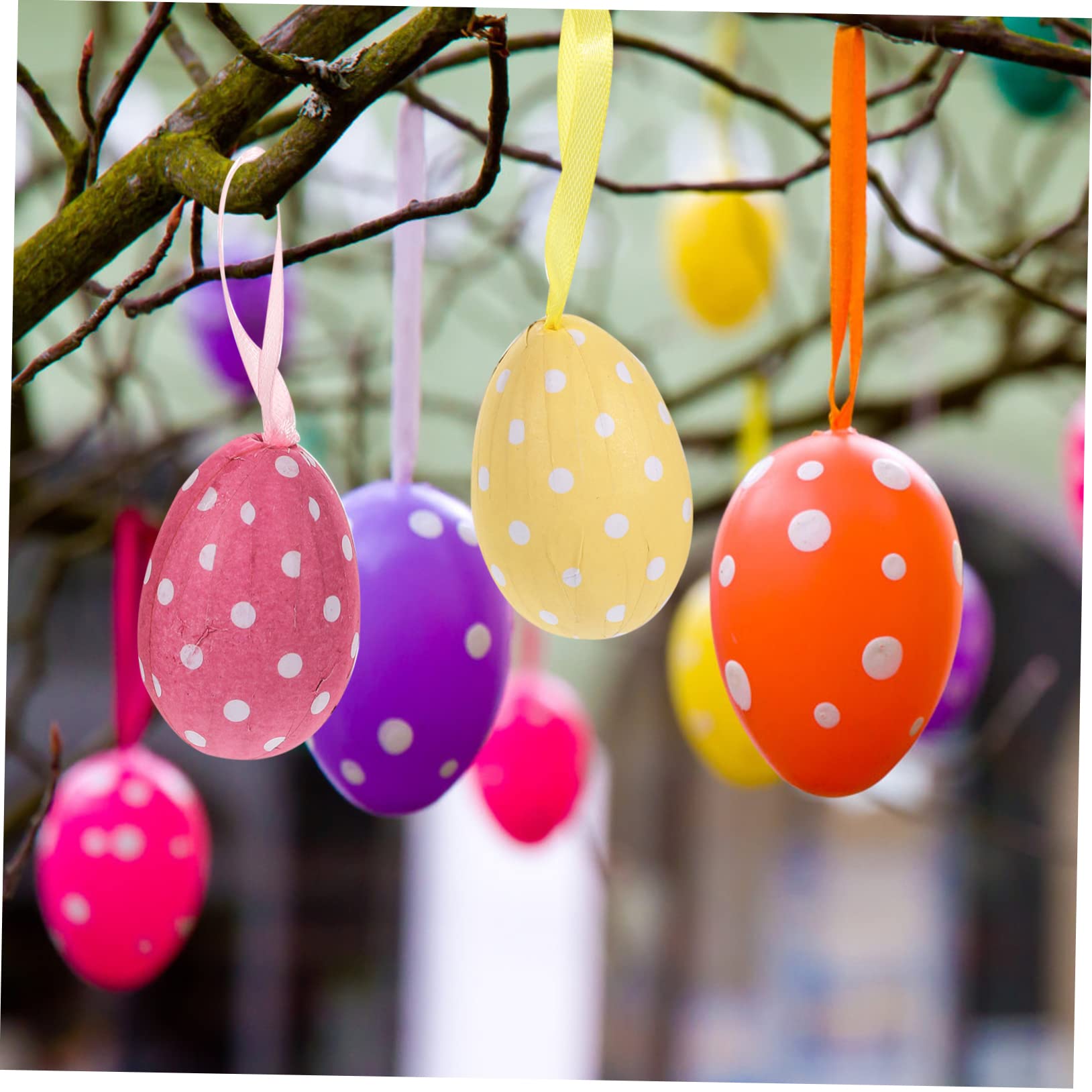 Alipis 5 Sätze Ostern Dekorationseier Ostereier Zum Aufhängen Für Fröhliche Osterfeiern Für Wohnräume Schlafzimmer Und Kreative Accessoires 24 Stück * 5