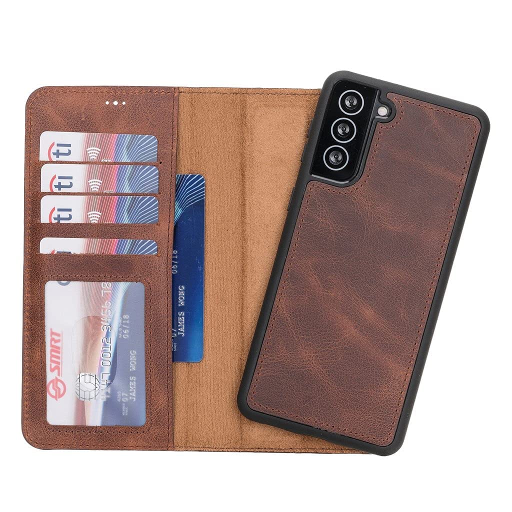 Wallet case for Samsung Galaxy S20 FE with detachable magnetic cover