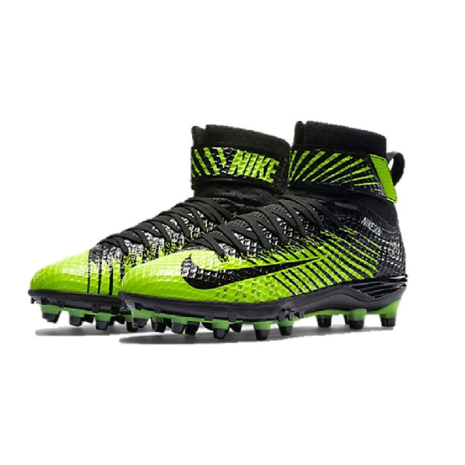 Nike Men's Force Lunarbeast Elite TD Football Cleat (9 D(M) US, Black Volt)