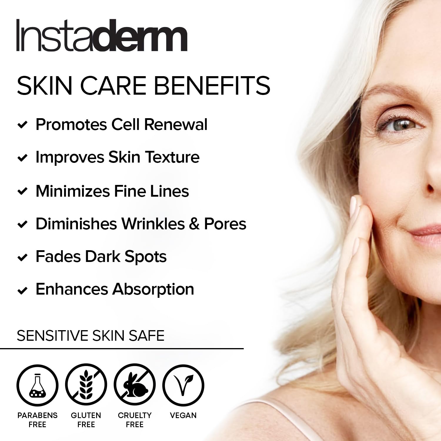 Retinol Skin Booster Cream- Anti Aging Formula with Hyaluronic Acid, Fight Fine Lines, Wrinkles, Post-Acne Scars, Dark & Age Spots. Improve Firmness, Elasticity, Thickness of Skin, & Evens skin Tone.