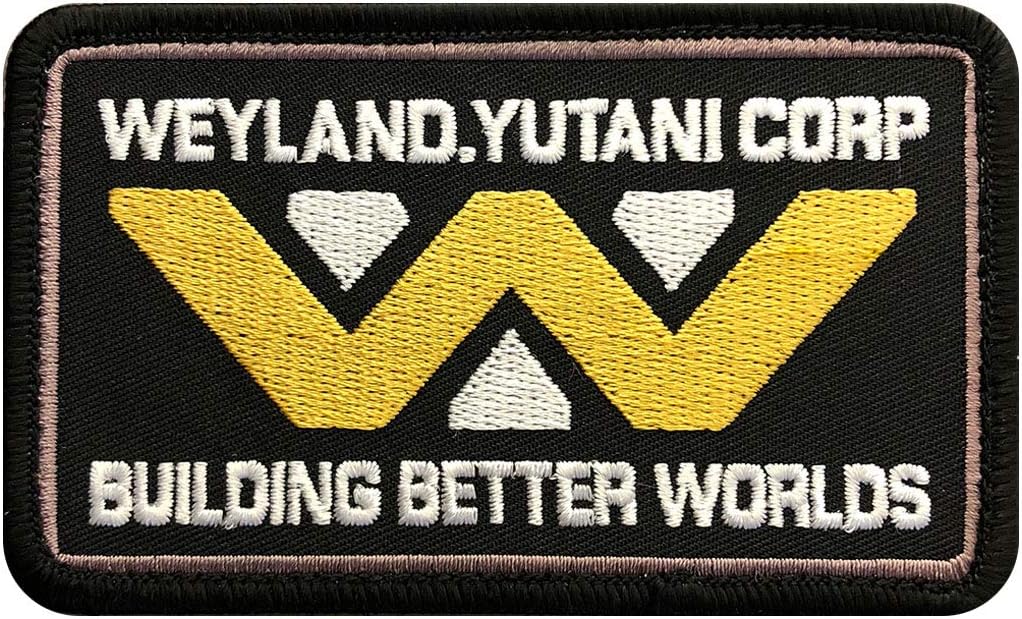 Miltacusa Weyland Yutani Building Better Worlds Alien Hook Fastener Patch (4.0 x 2.5 - MLY-7)