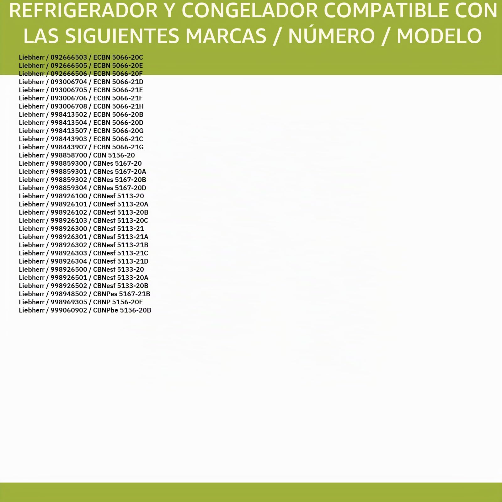 Riel inferior para cajón compatible con Liebherr 7890669 en frigorífico, combinación de congelador.
