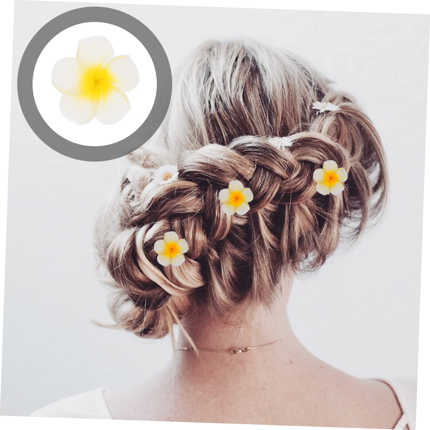 300stücke Künstliche Plumeria Blumen Hawaiian Frangipani Für Hochzeit Party Und -Dekoration Lebendige Farben Vielseitig Einsetzbar Für Kreative Projekte