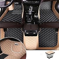 Vista 1 de TAHALI Tapetes de automóvil para todo tipo de clima, impermeables, antideslizantes, hechas a medida, para automóvil, SUV, camionetas, protegen