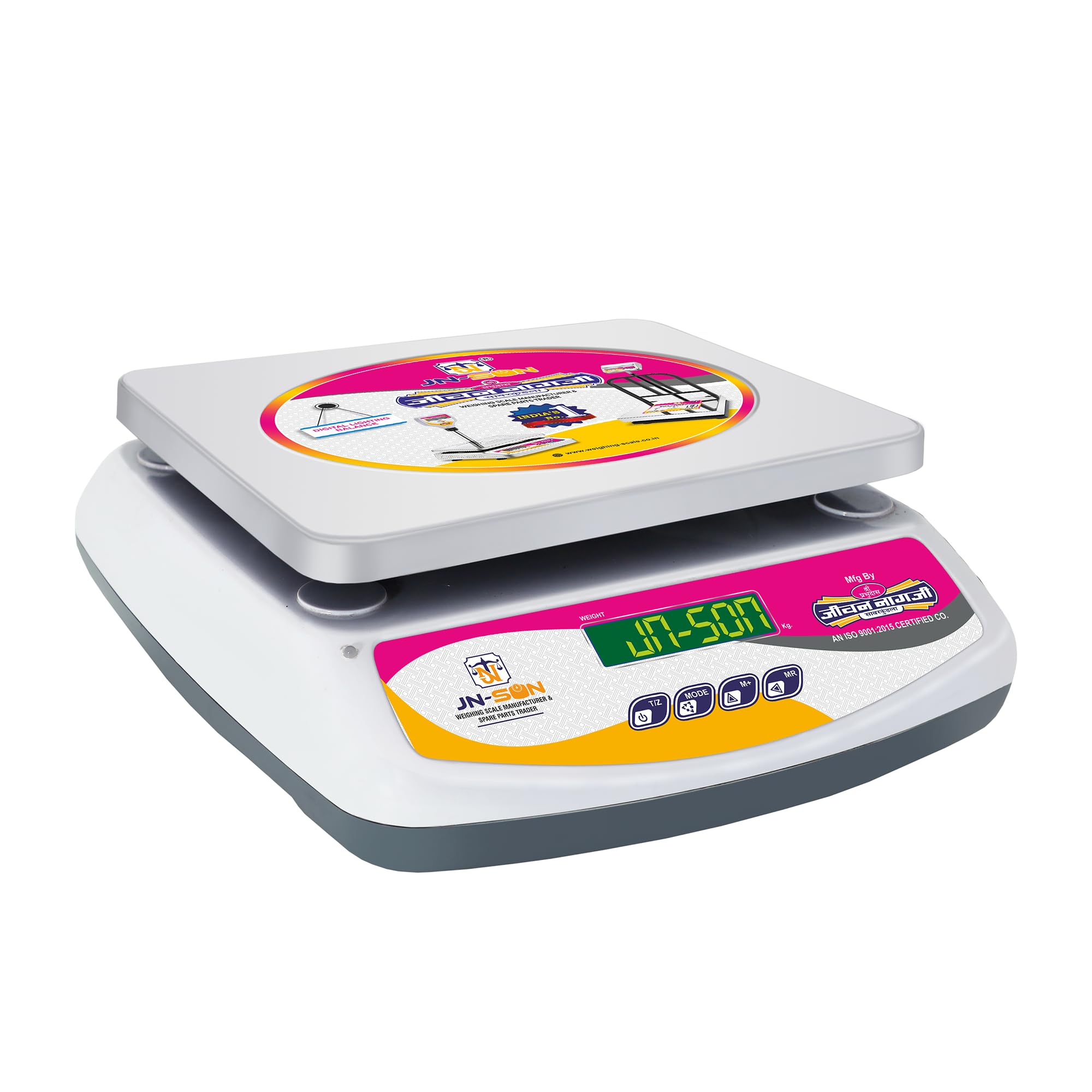30-40 KG VIBRANT F.B. Digital Weighing Machine Scale with Front and Back Double Display for Kirana Shop, Kitchen and Commercial Purposes (4V without Battery without Stamping)-image-42