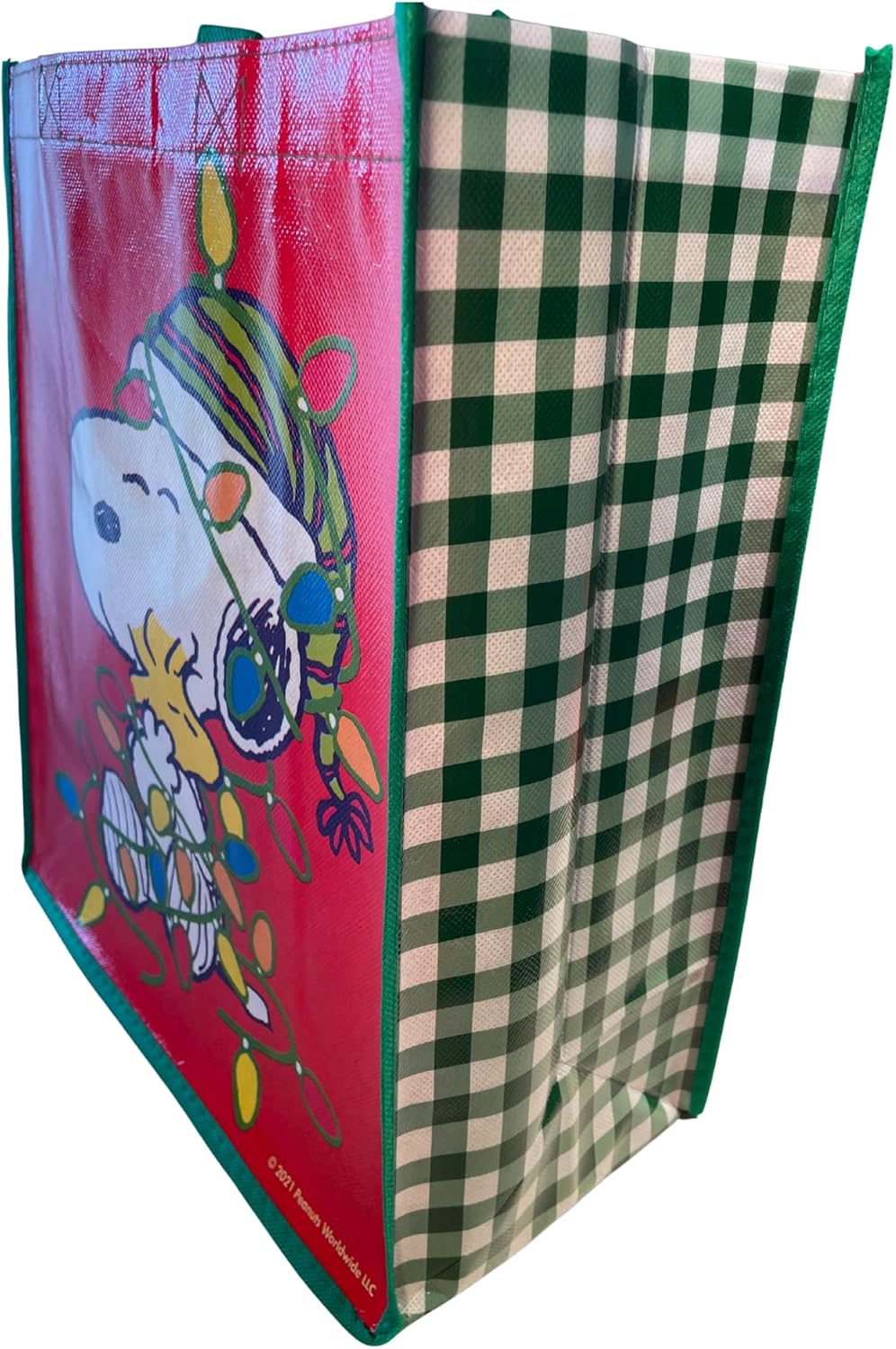 Legacy Licensing Partners Snoopy and The Peanuts Christmas Collectable Large Reusable Tote Bag image 3