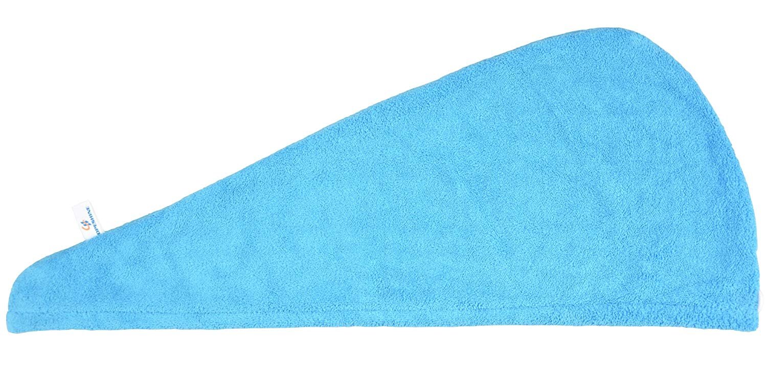 Mikrofasertücher Zum Haaretrocknen – 4 Stück Twist-Turban, Saugstark & Schonend | Knopf-Verschluss, 62 X 24 Cm