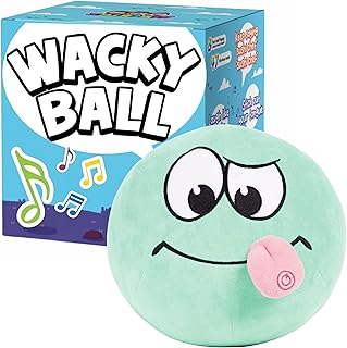 Wacky Ball - Musical Talking Game of Action & Funny Tasks | 50 Silly Challenges + 16 Dance Music Tracks | Active Toy Gift for Kids, Boys, Girls. Indoor/Outdoor, Classroom, Party & Family Fun