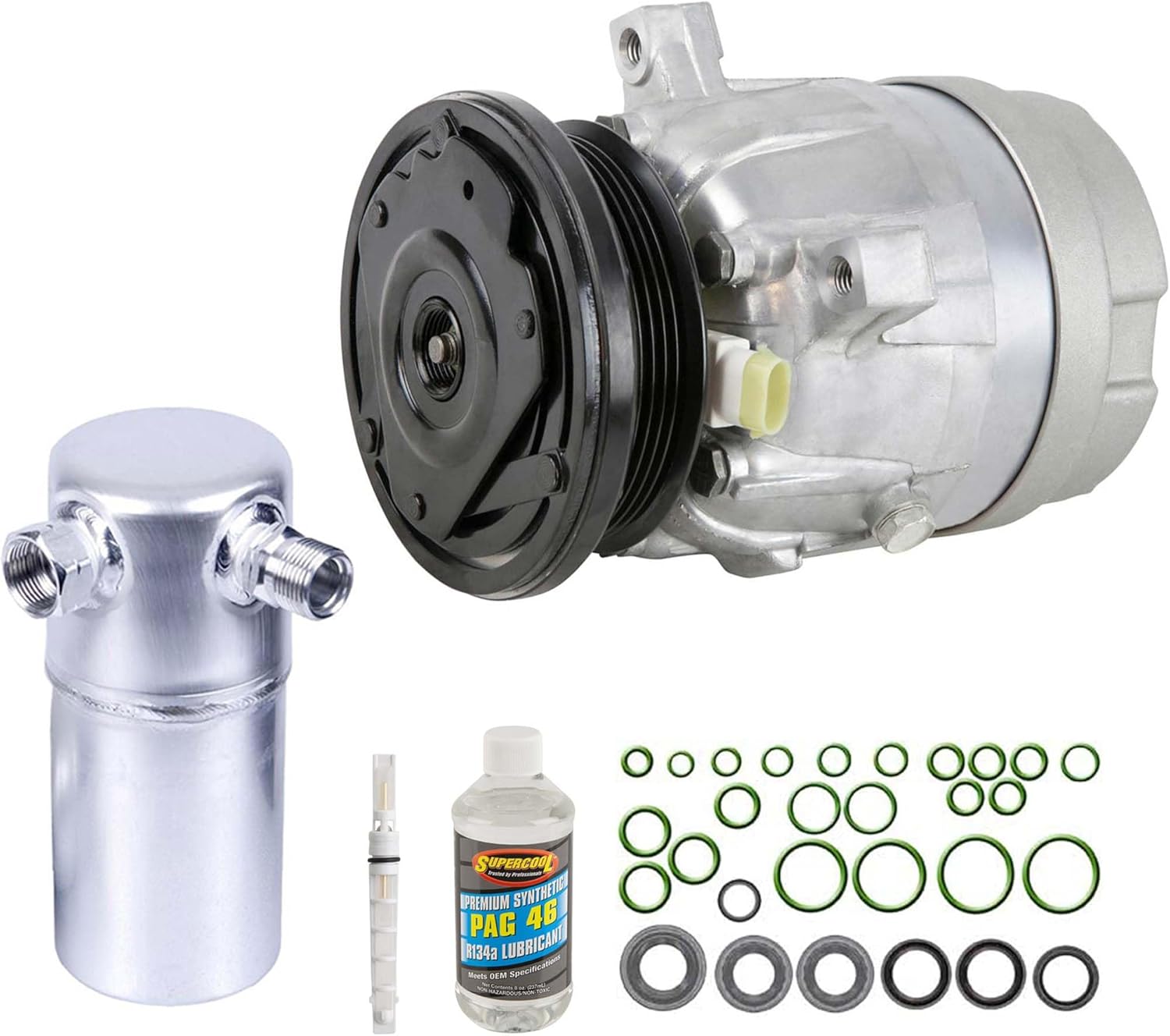 For Buick Century & Oldsmobile Cutlass Ciera AC Compressor w/A/C Repair Kit - BuyAutoParts 60-85836RK New