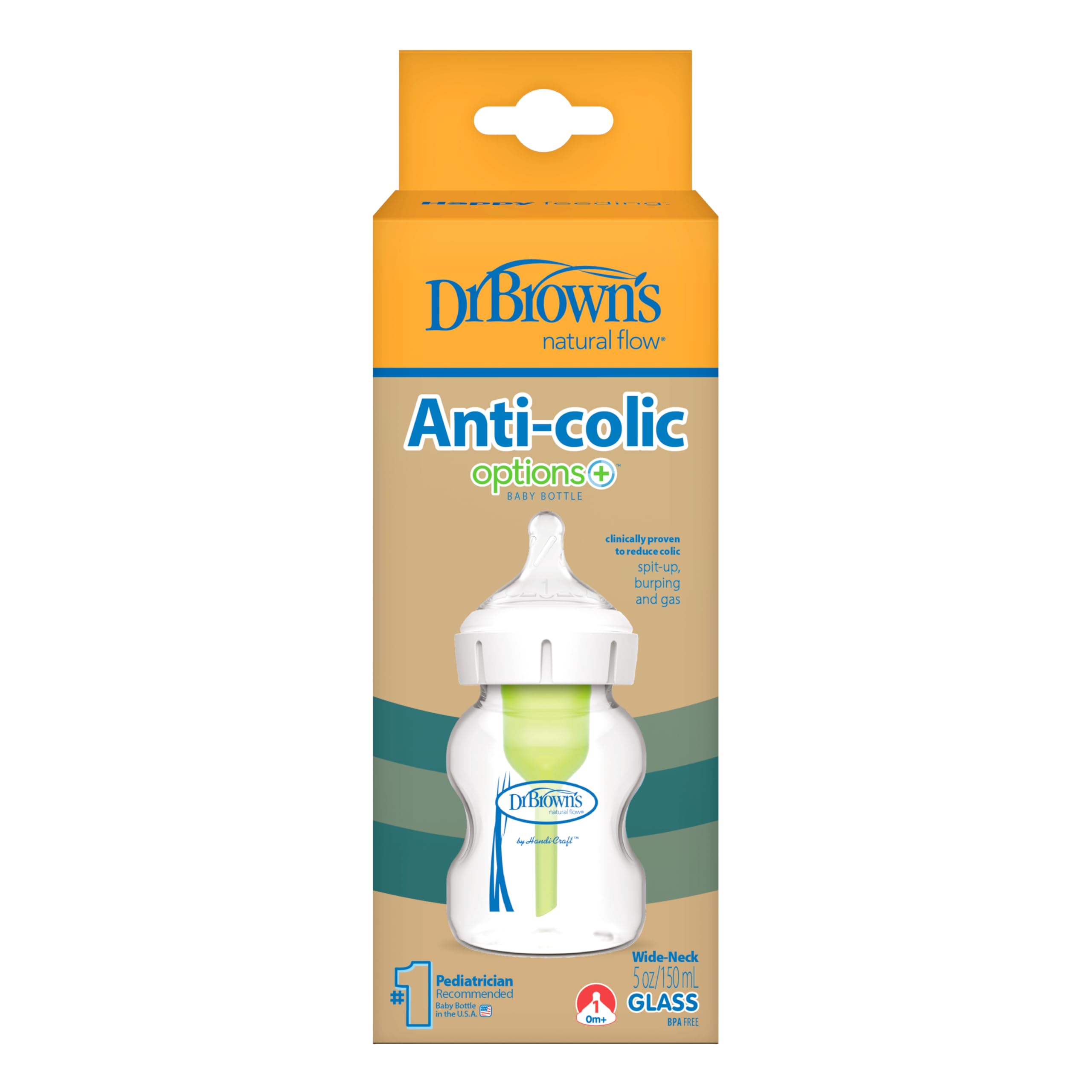 Flasche mit breiter Öffnung, 150 ml, PP Glas Options+