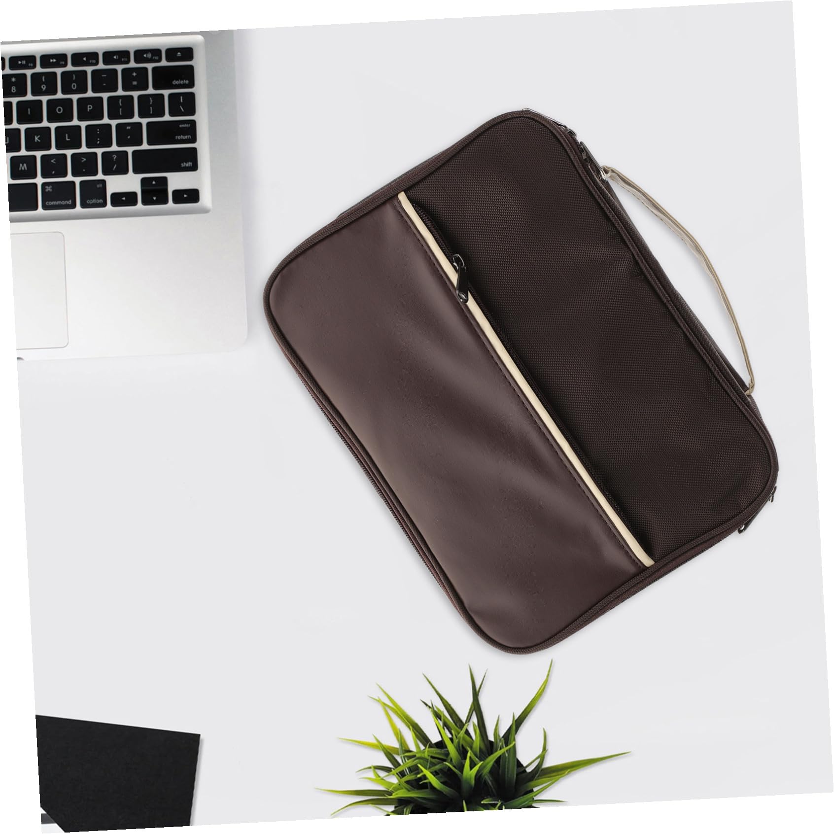 Estuche para Cables de Viaje Multicapa Cremallera Bidireccional