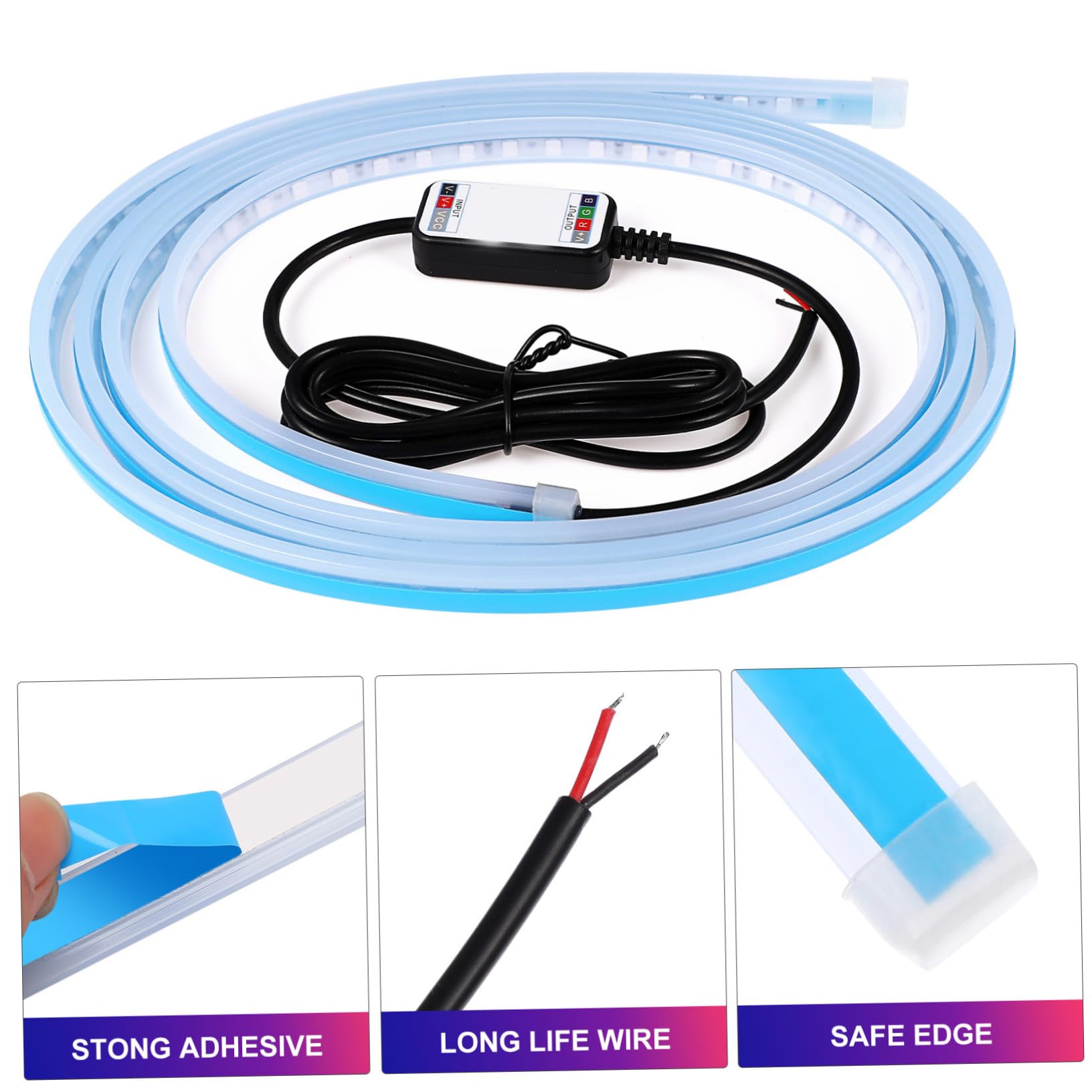 Tira de Luz LED Control por Aplicación para Capó 180cm