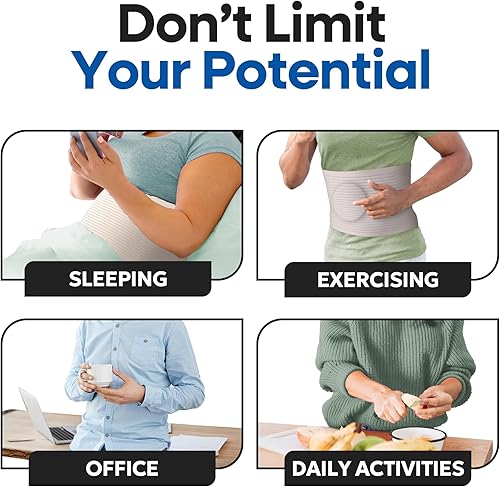 Miniatura 6 de Cinturón de hernia para hombres o mujeres  Faja abdominal de sección C y faja abdominal  Postcirugía y embarazo abdominoplastia  Histerectomía,