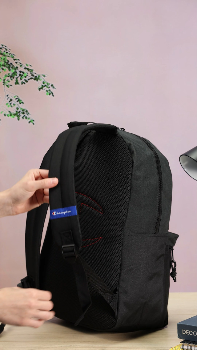 Champion Manuscript Backpack, Black, OS: Clothing, Shoes & Jewelry