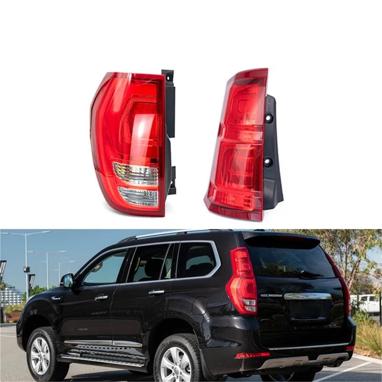 Tylne światło samochodowe Dla Haval H9 Tylne Światło Tylnego Zderzaka Samochodu Lampa Cofania Stop Hamulec Jazdy Światła Montażowe HIOPILKIKG(Low Right Side)