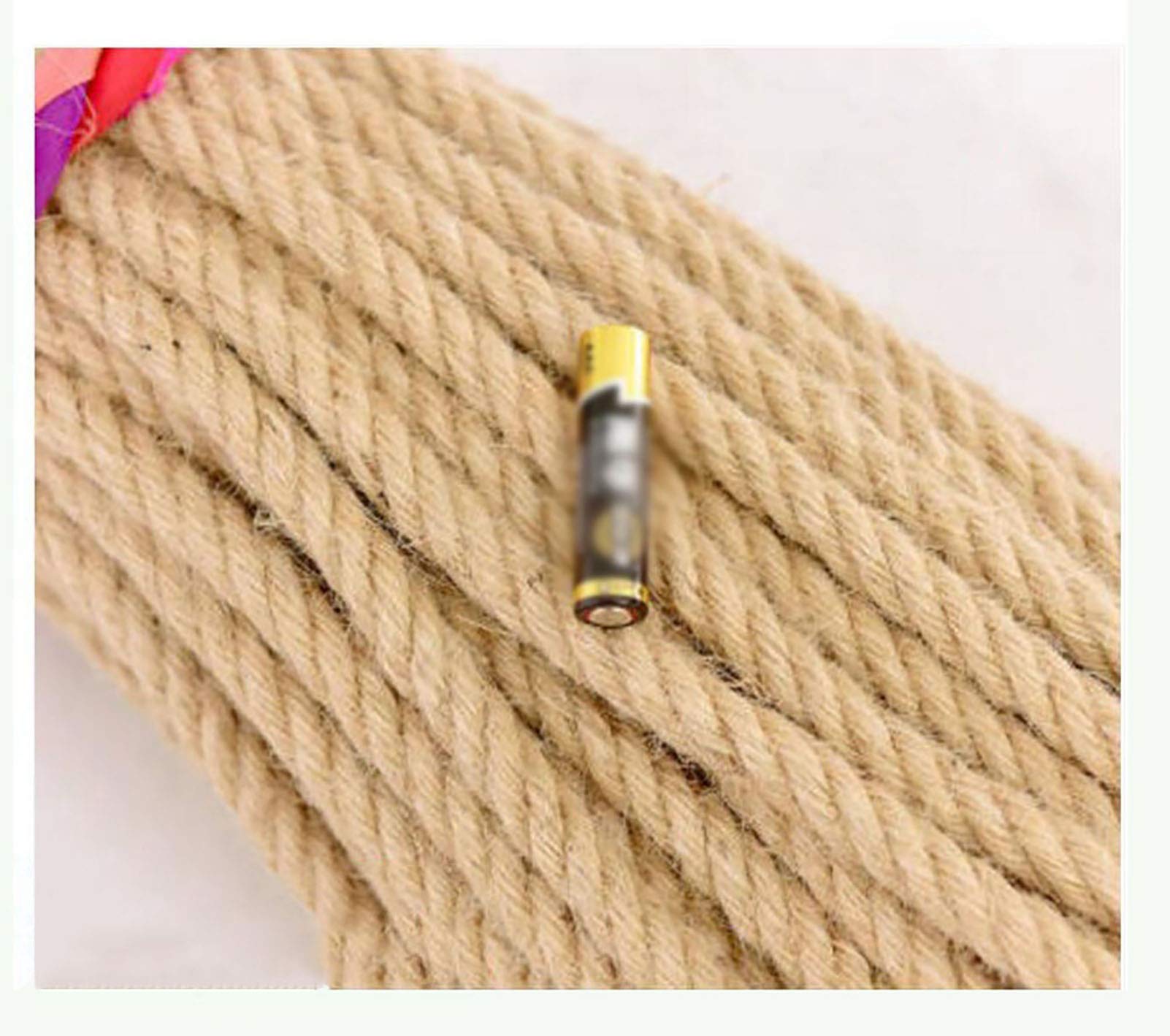 wangk Rope jutowa 4 mm - 16 mm do dekoracji domu, rękodzieła, ogrodnictwa, kota Griffor, 50 m, 100 m