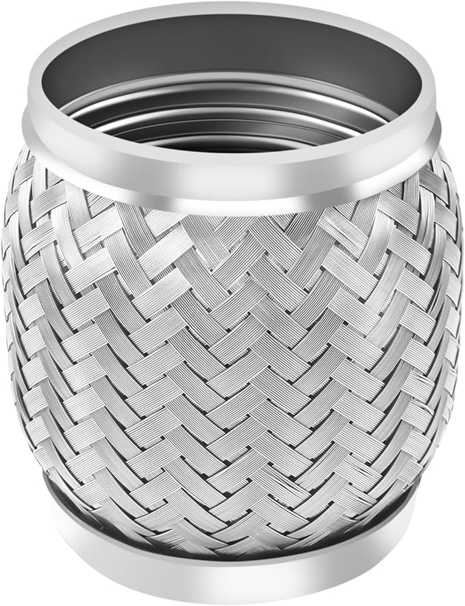 AUTOPTIM Exhaust Flex Pipe, 3" x 4" Stainless Steel Double