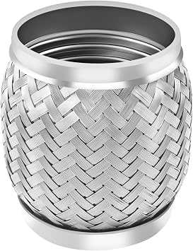AUTOPTIM Flex Pipe, 3" x 4" Stainless Steel Double Braid Flex Pipe