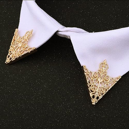 Miniatura 5 de 6 piezas de cabeza de ciervo doble eslabones cadenas alas de ángel borla cadena broche retro patrón hueco y ángulo triángulo borlas collar broche