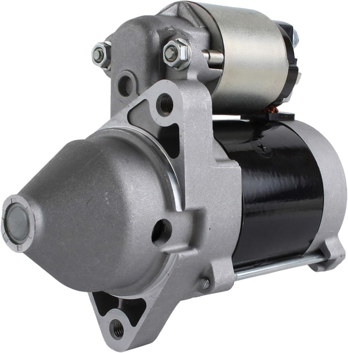 DB Electrical 410-52055 Starter Compatible With/Replacement For John Deere 175 240 GS25 GS30 GS45 HD45 LX172 LX176 Kawasaki FC400V FC401V FC420V Kubota T1460-40 A B, T1560-40 GH410V GH420V 12498-63010