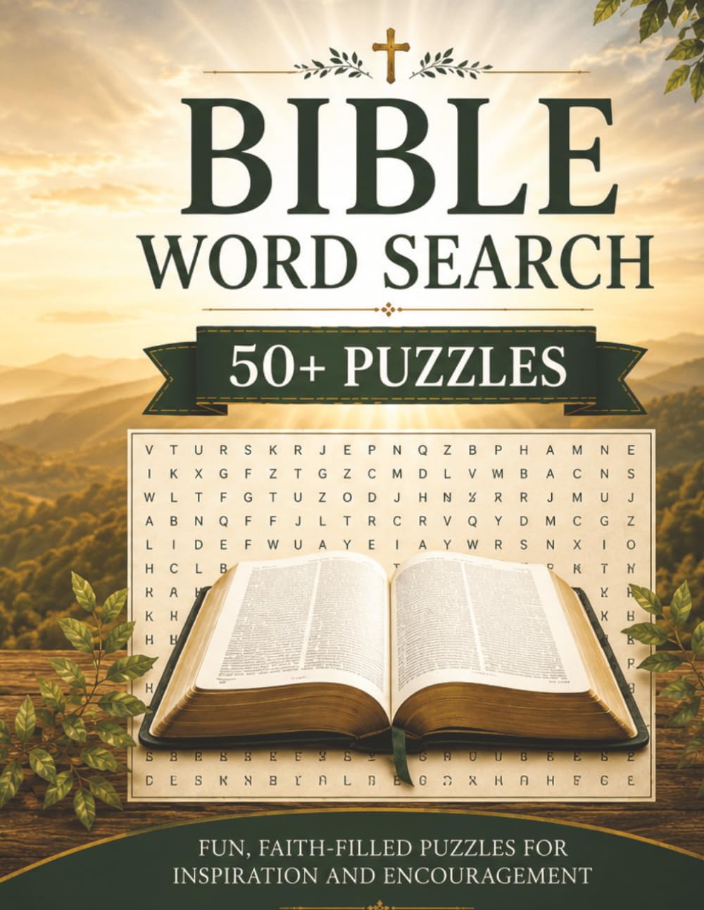 Bible Word Search: A Puzzle Book: 110 Pages | 8.5x11 book | Bible Words, Names, and Phrases to Find and Enjoy | All ages