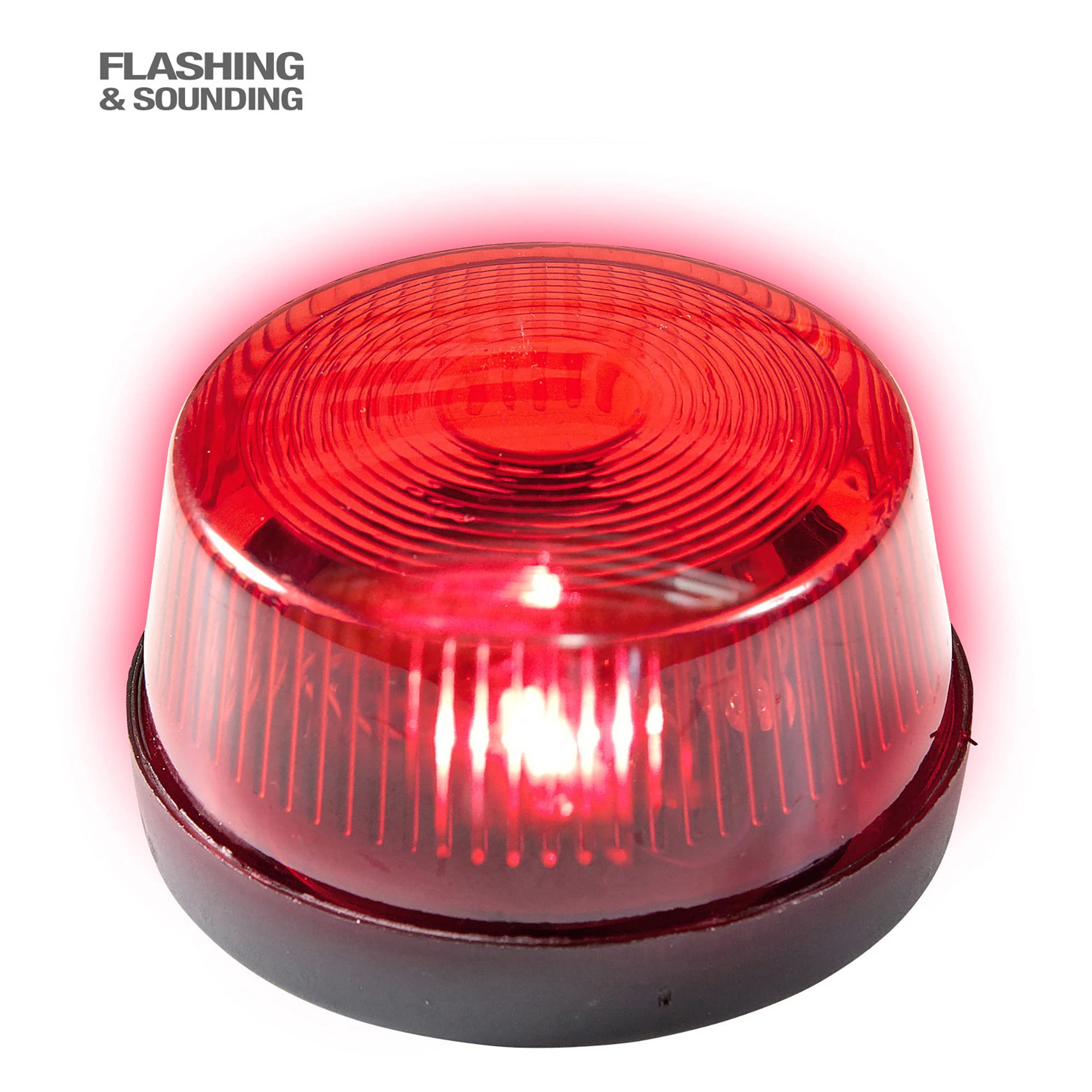 W WIDMANN MILANO Party Fashion – Luce lampeggiante con sirena, 7 x 4 cm, luce blu, polizia, vigili del fuoco, per carnevale