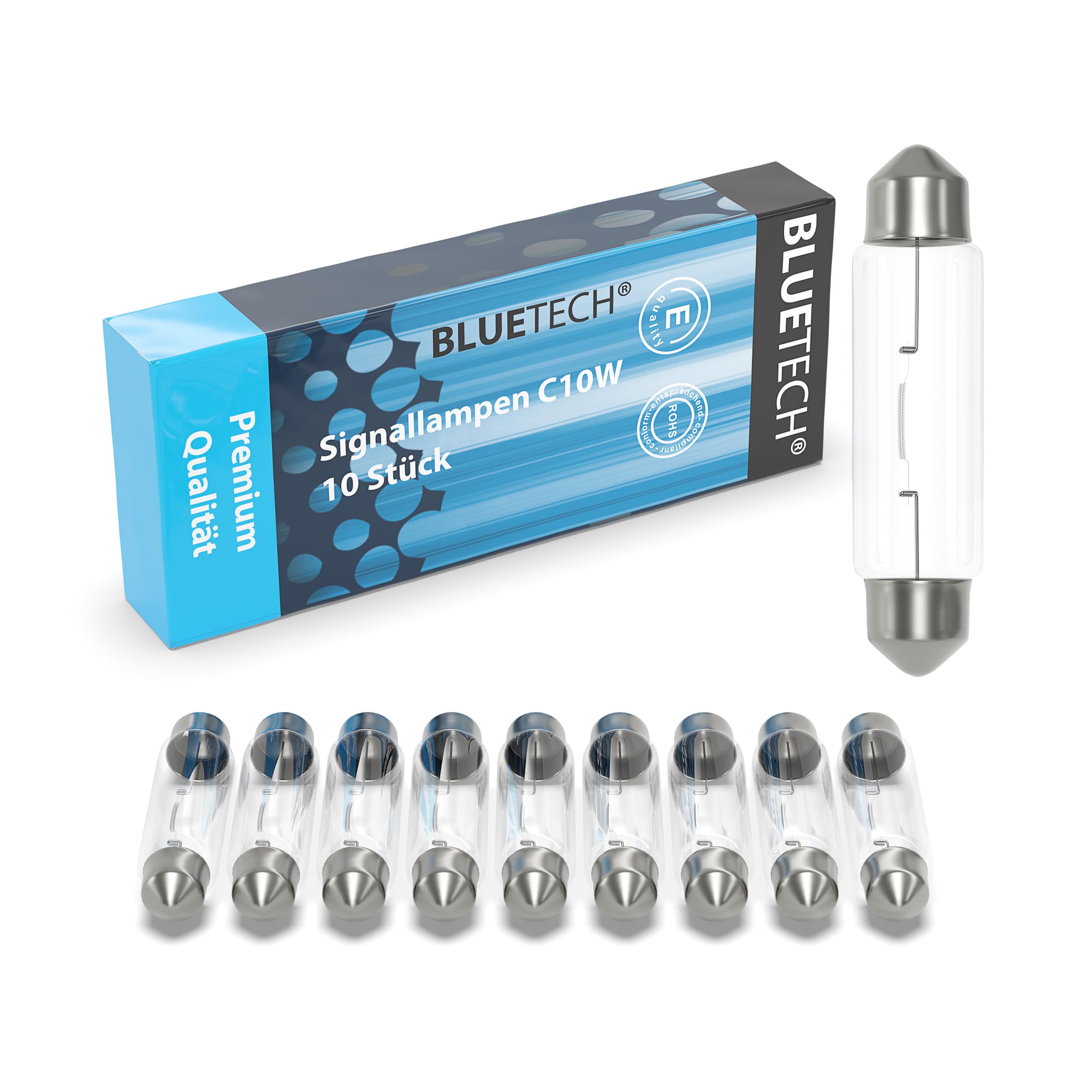 BLUETECH 120 STÜCK HOBBY SPARSET KFZ Beleuchtung Birne Auto Lampe Glühlampen LONGLIFE.Mit STVO Zulassung