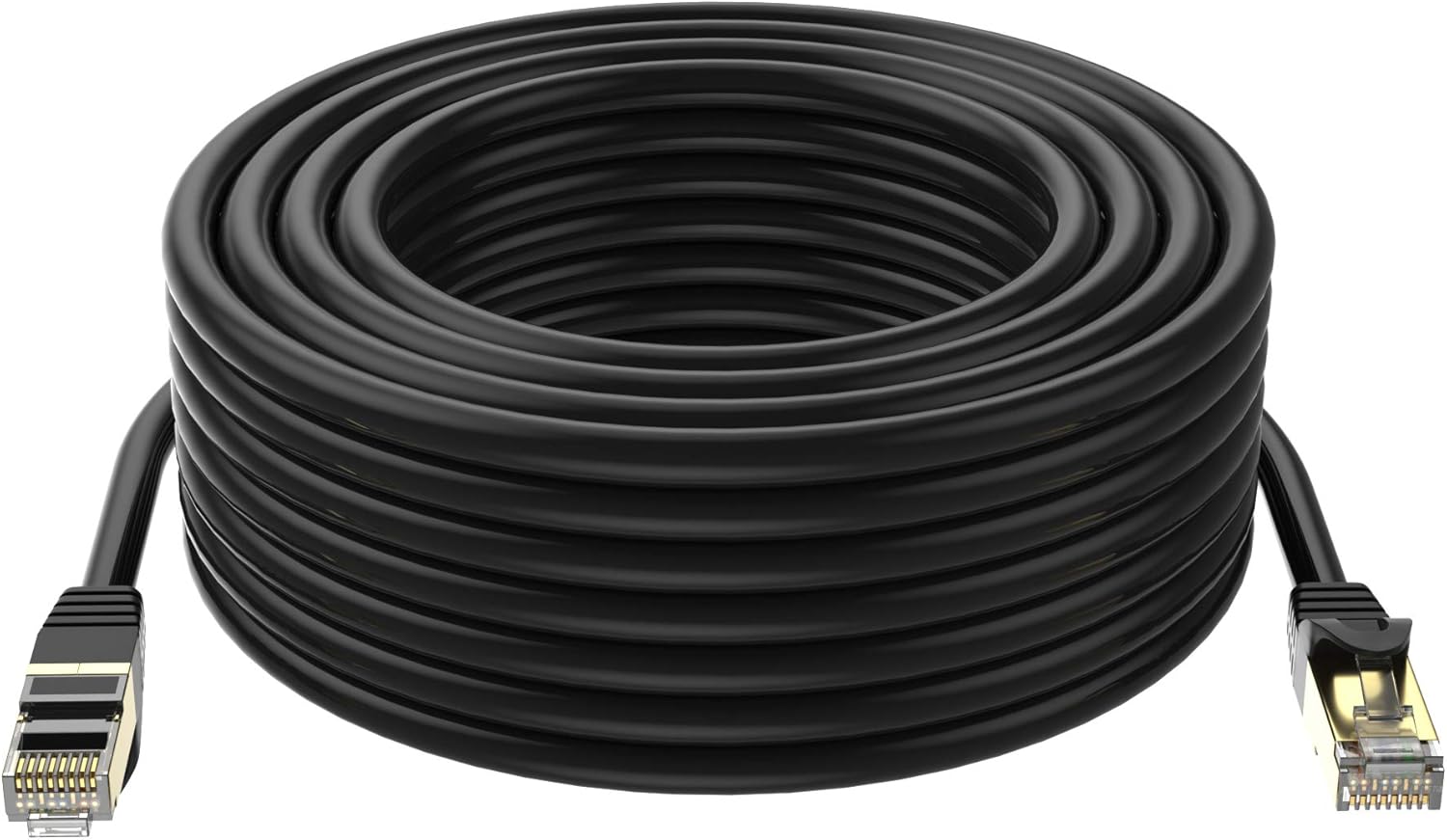 SHD Cat8 Ethernet Cable Cat8 Network LAN Cable High Speed 40Gbps 2000Mhz SFTP Patch Cord for Modem,Router,PC,Mac,Laptop-50 Feet