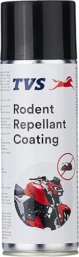 TVS Rat Repellent Spray For Bike Highly Effective | Protect Wires in Bike and Outdoor Utilities | Non Toxic | No Kill Only Repels | 6-8 Weeks...