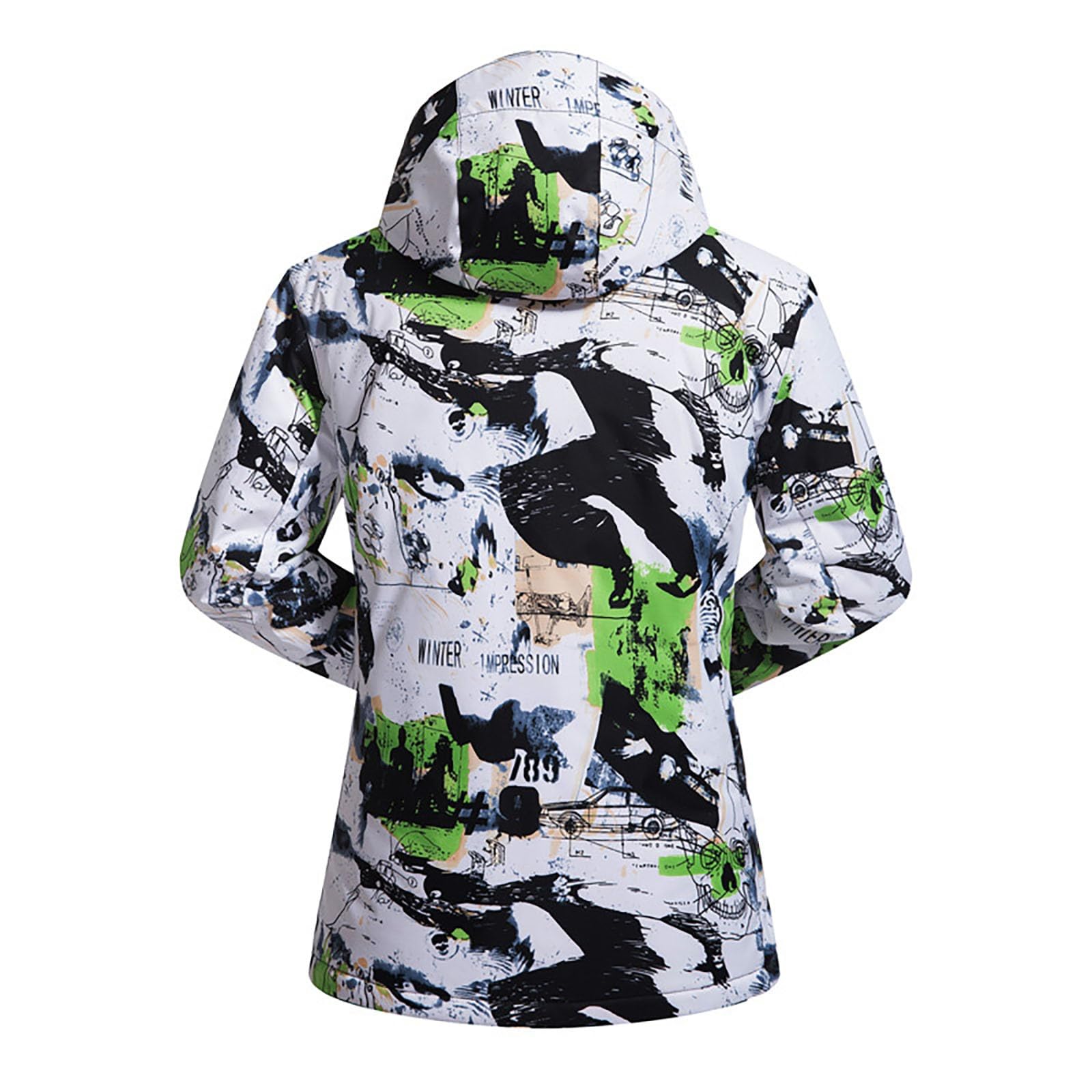 Generisch Skijacke Herren Winterjacke Warme Gefütterte Herrenjacke Wintermantel Wasserdicht Outdoor Wandern Winddicht Ski Jacken Schneejacke Parka Jacke Herren-Winterjacken Mit Kapuzen