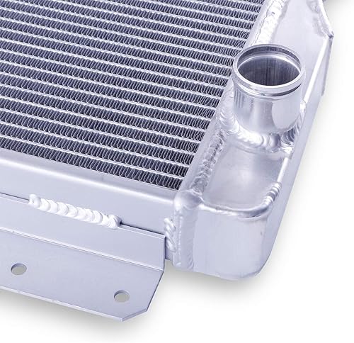 Miniatura 5 de OHOB-COOL - Repuesto de radiador de aluminio de 3 filas para Jeep WillysStation WagonPickup Truck i4 i6 1946-1964
