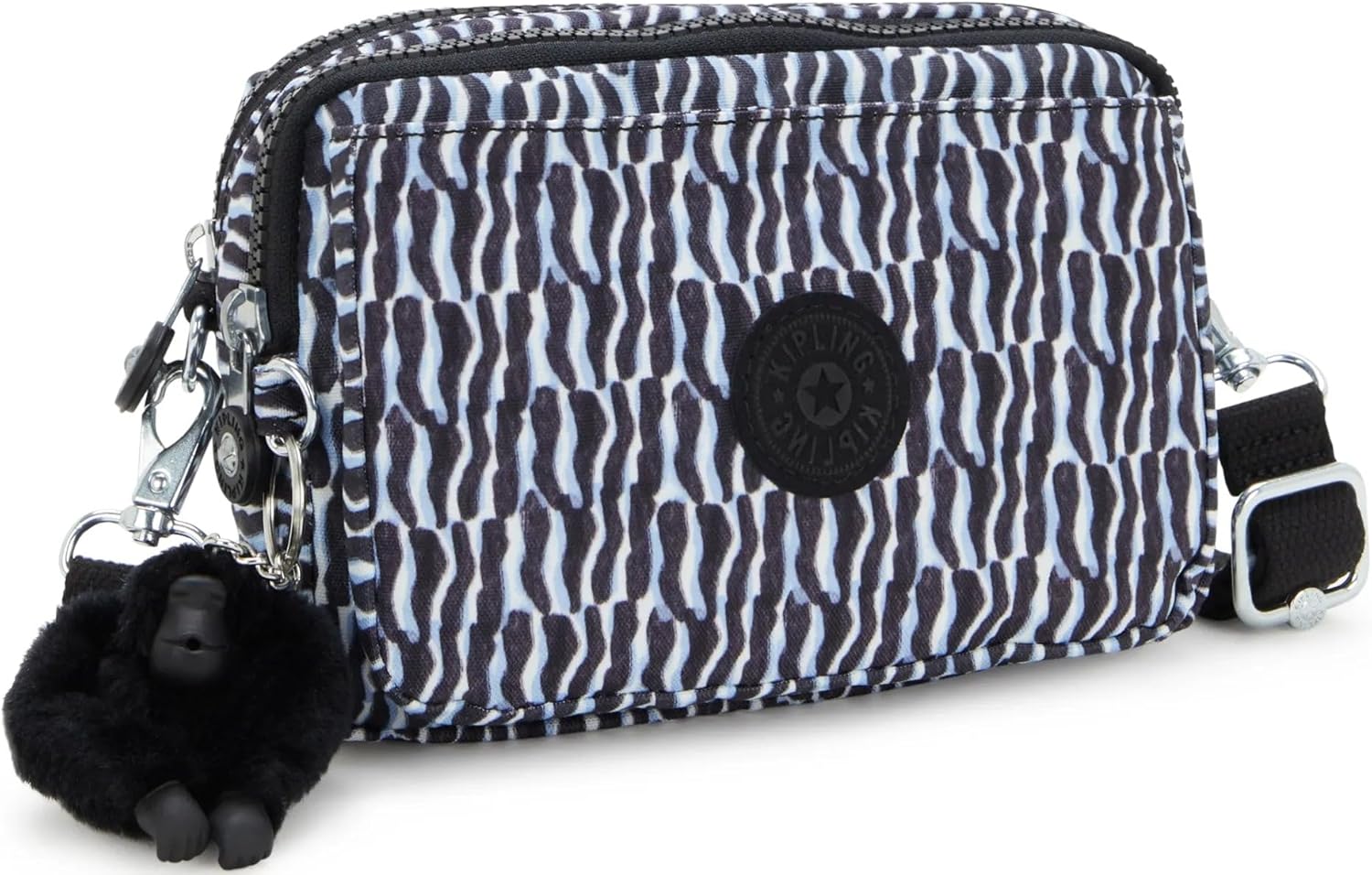 Kipling Women's Abanu Multi Crossbody Bag, Lightweight, Adjustable Waist Pack with Multi-Compartment Zip Pockets