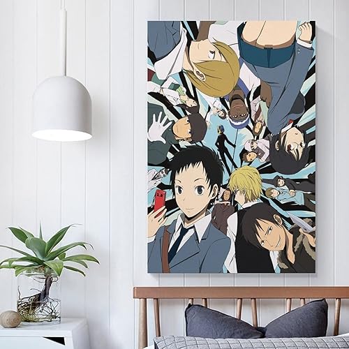 Miniatura 5 de Póster de anime Durarara - Póster decorativo de pared en lienzo e impresión artística moderna para decoración de dormitorio familiar, 12 x 18