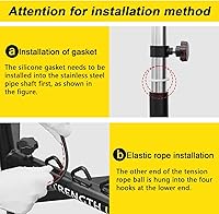 Vista 4 de Baseball/Softball Swing Trainer Aid - Baseball Training Equipment, Upgraded Level 5 Elasticity Baseball/Softball Accessories - Equipment for Batting