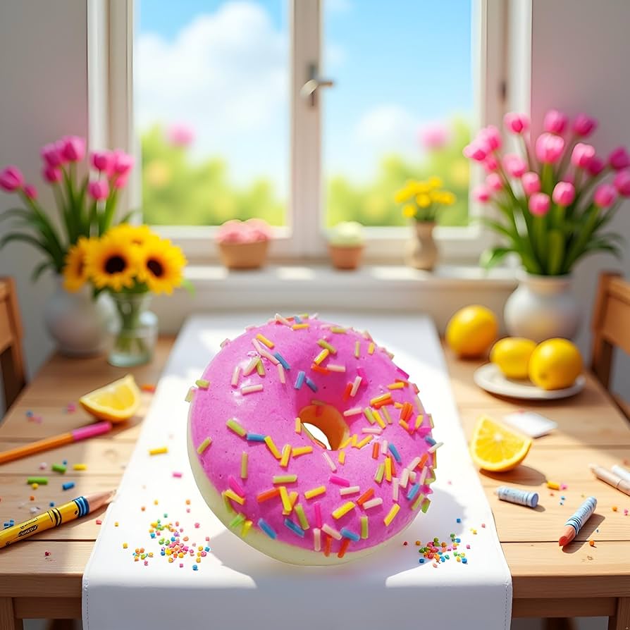 Amazon｜Xinjincang ピンク キュート フェイク ドーナツ