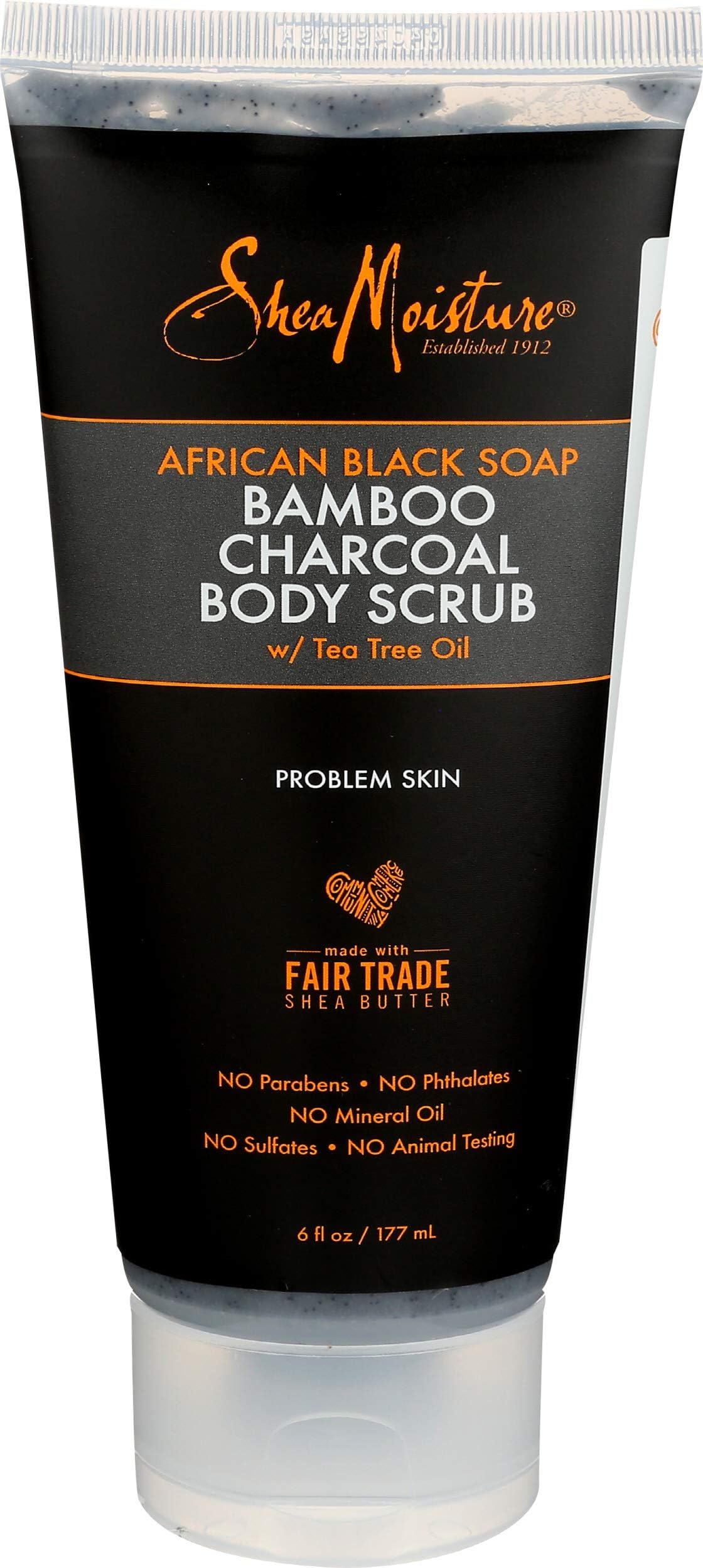 shea moisture bamboo charcoal face wash