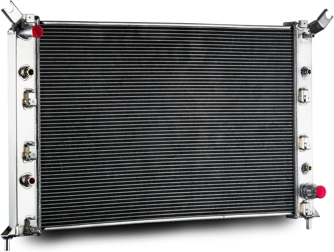 Aluminum Radiator for 2015-2018 Chevy Silverado 3500/2011-2019 GMC Sierra 2500 HD 3500 HD 6.0L 6.0 Pickup Radiators (1-Row)