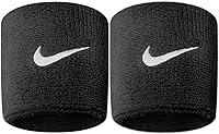 Nike Premier Swoosh Wristbands: Soft Moisture-Wicking Terry Loop, 2.5" Wide Pair for Tennis & Sports