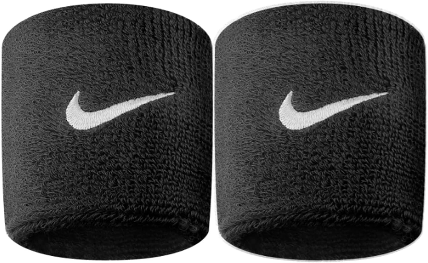 Premier Swoosh Singlewide Wristbands -Soft, Moisture-Wicking (1 Pair, 2.5" Wide)