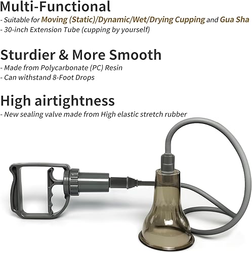 Miniatura 7 de Juego de ventosas - Juego de terapia de ventosas con 12 tazas de masaje para aliviar el dolor, terapia física, masaje corporal, kit de ventosas para