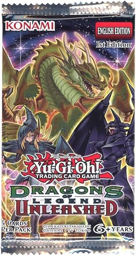 Yugioh 1x Dragons of Legend Unleashed Booster Pack