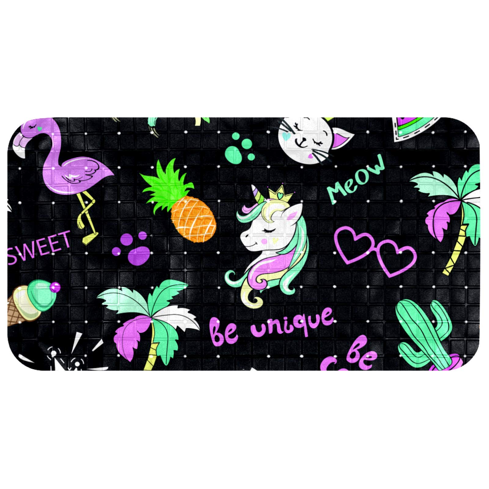 Tapis de bain chat Bennigiry lavable pour éviter le sol mouillé en sortant