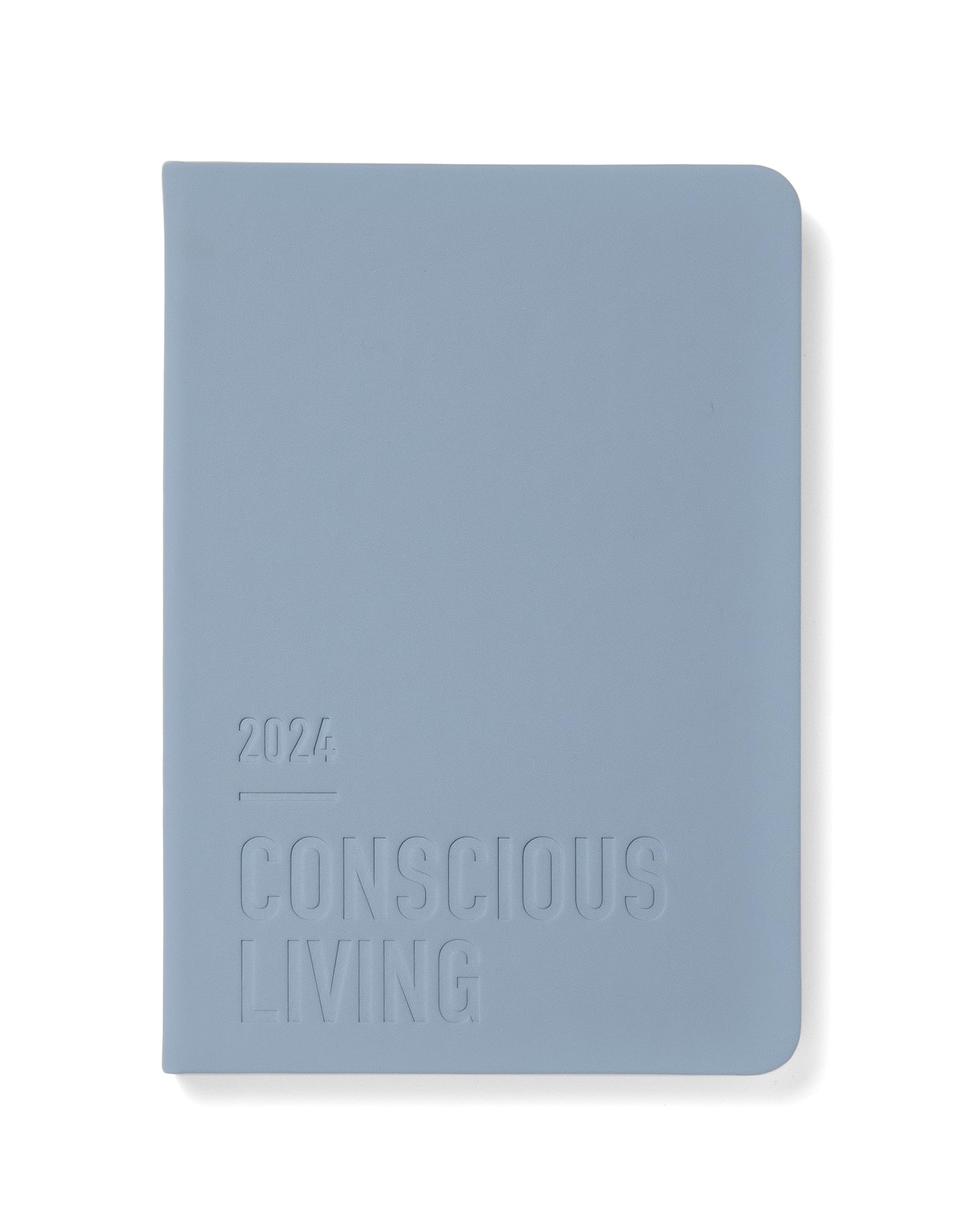 Letts Conscious A5 week to view 2024 diary - ocean