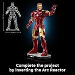 LEGO Marvel Iron Man Mark 3 Collectors’ Edition Building Set - Poseable Super Hero Construction Kit W/Mark 3 Minifigure for Adults, Ages 18+ - Collectible Gift Idea for Birthdays - 76344