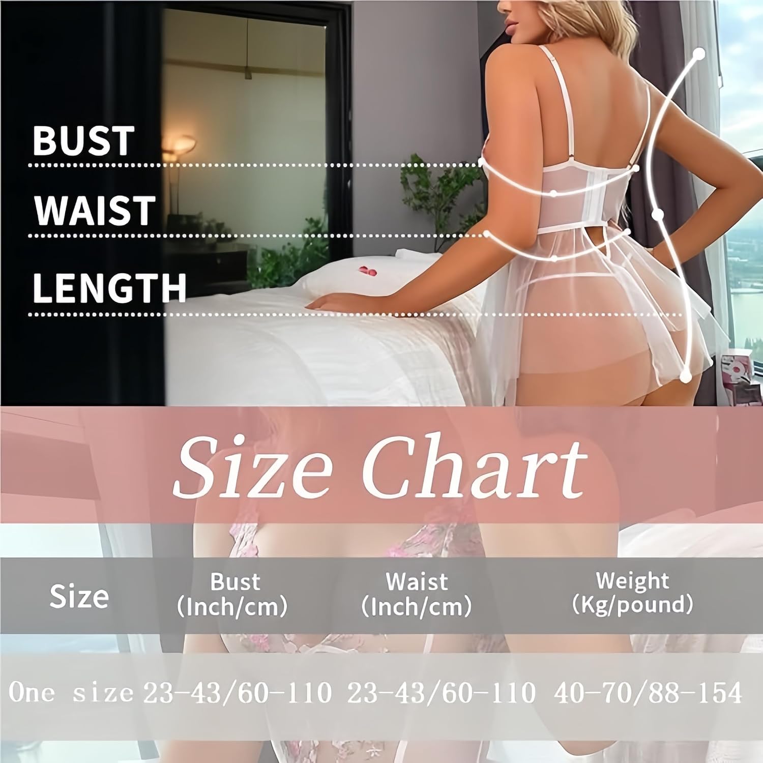 Women's Lingerie Sexy Nightwear Spaghetti Strap Nightgown Babydoll Sexy Lingerie for Women, V-Neck Babydoll Lingerie, Cotton Nightgown Adjustable Bikini Slingshot Sleepwea Black
