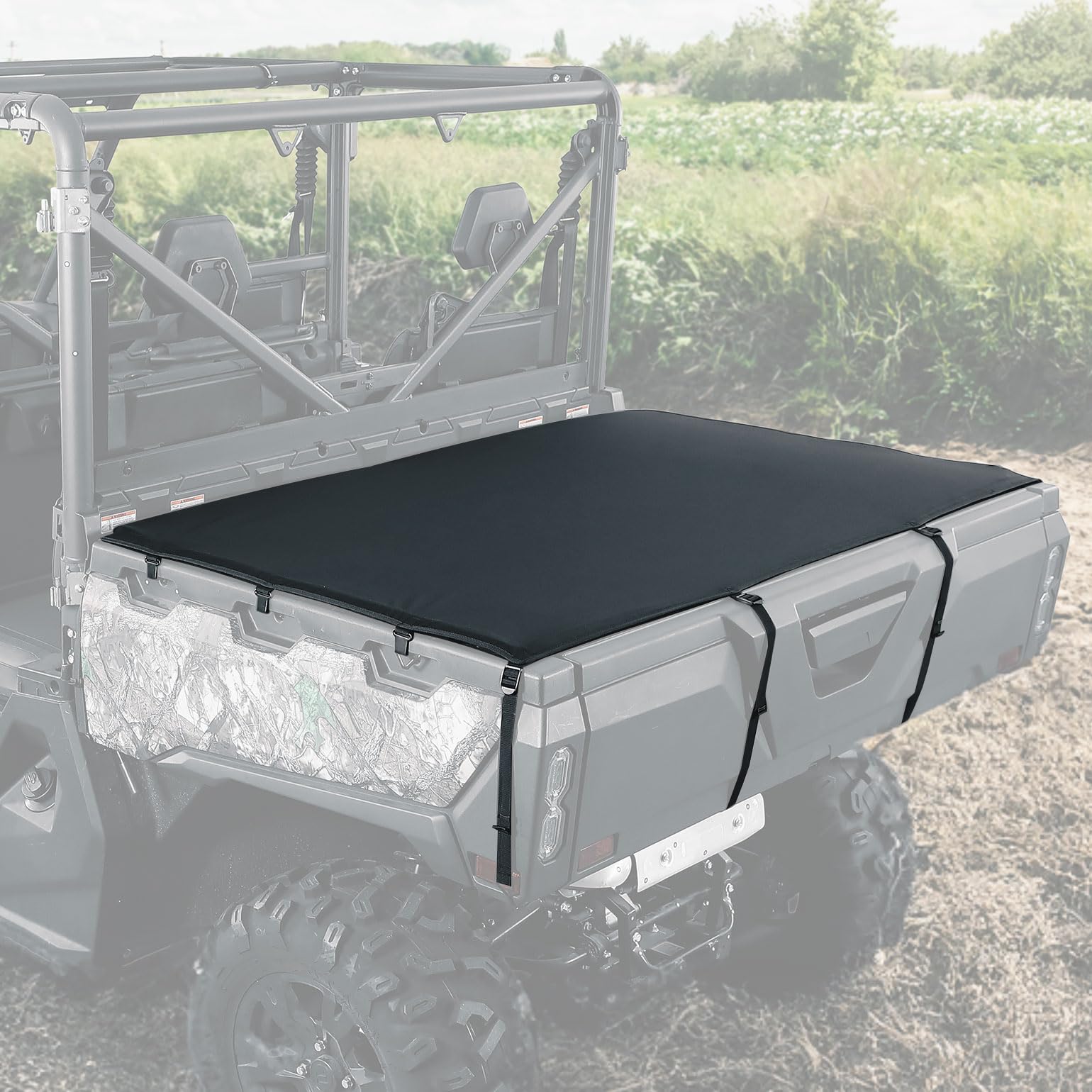 KEMIMOTO Housse de lit cargo imperméable compatible avec CFMOTO UFORCE 1000/1000 XL 2019-2024, housse de tonneau en polypropylène 1000 accessoires