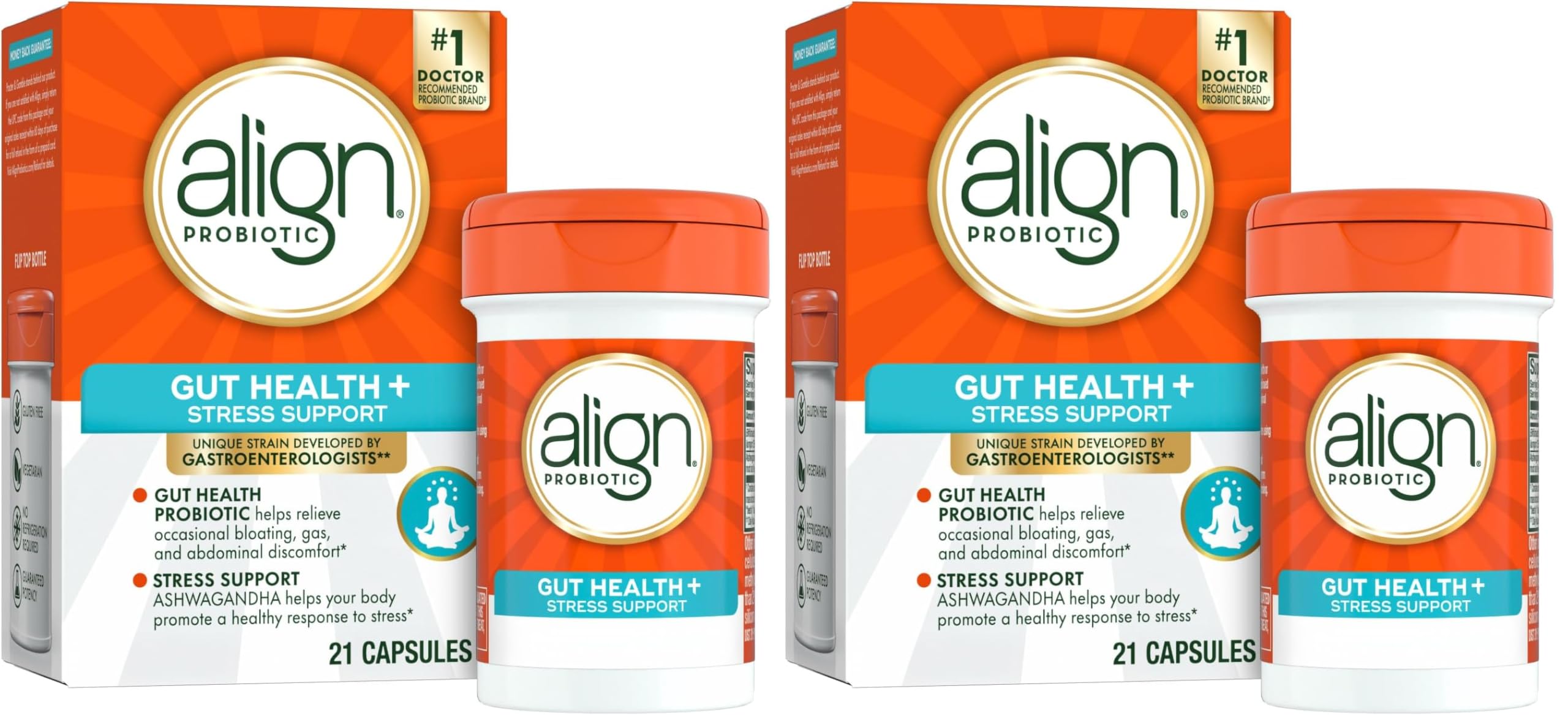 Amazon.com: Align Probiotic, Gut Health + Stress Support, with