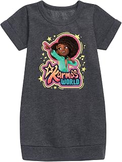Karma's World - Karma Art - Toddler and Youth Girls Fleece Dress