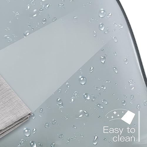 Miniatura 33 de Silla de escritorio de acrílico transparente, moderna, pequeña, con ruedas, linda silla de plástico sin brazos, silla de plástico Lucite para el