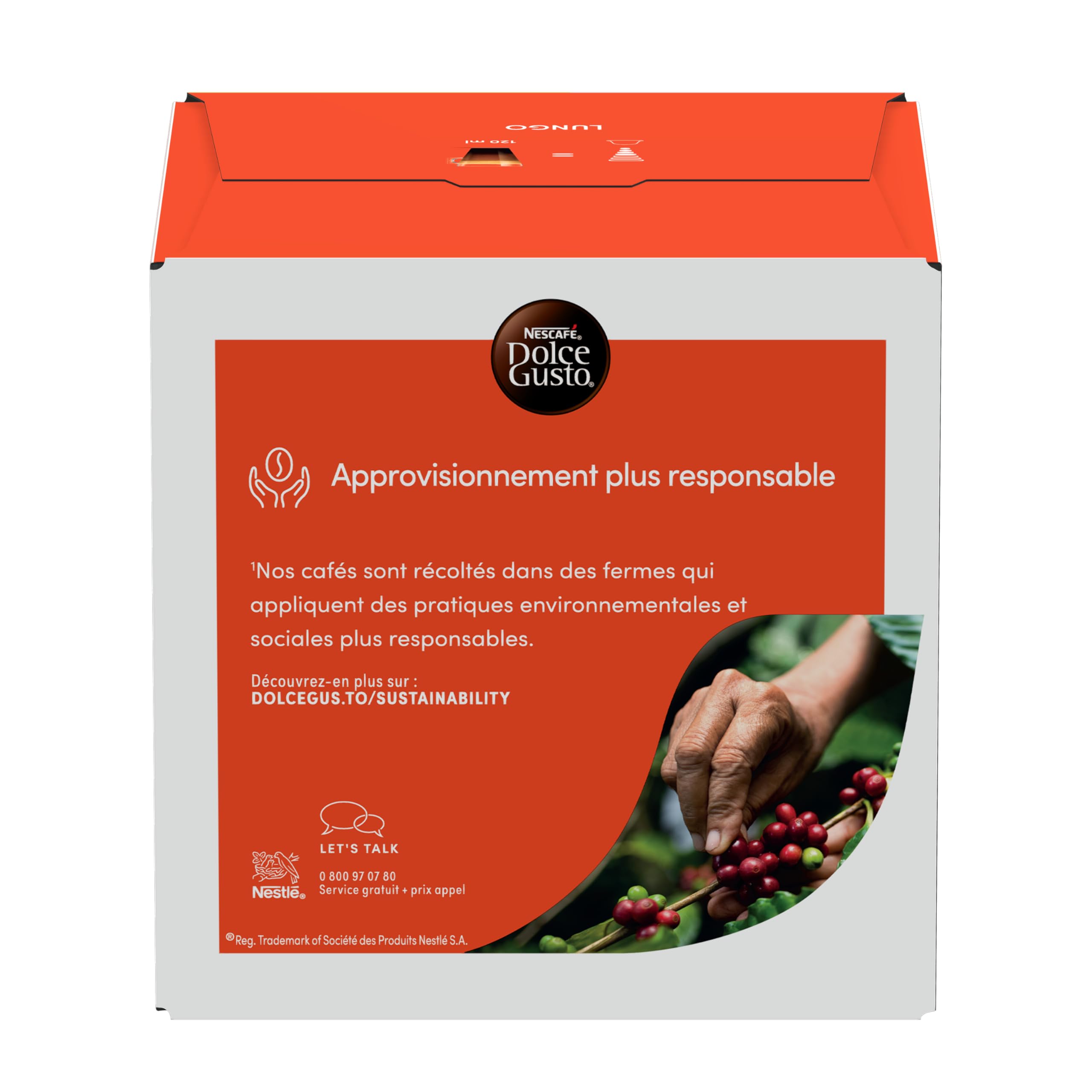 Nescafé Dolce Gusto Lungo - Café - 90 Capsules (Pack de 3 boîtes XL x 30)